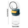 thumbnail image 2 of Vaidha Measuring Pepper Shakers Quantitative Each Press 0.5g Ration Spice Dispenser Air-Tight Clear Seasoning Bottle, 2 of 2