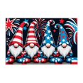 thumbnail image 1 of Door Mat Patriotic Doormat Entryway Rug Welcome Mat Coir Mats Outdoor Initial Patriotic Welcome Doormat Outdoor Matt for Front Door Outdoor Items for Porch Doormat for Indoor or Outdoor Use, 1 of 9