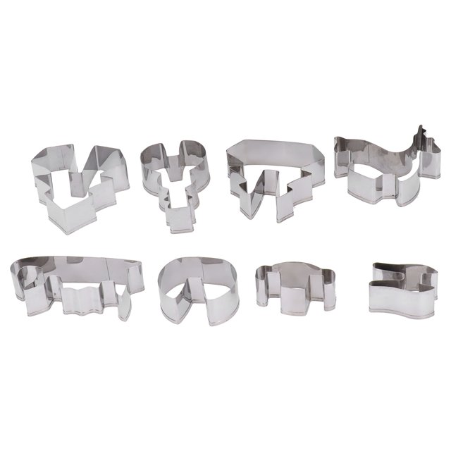 Baking Accessories,8Pcs/Set Christmas Cookie Mold Cookie Cutters Set Christmas Biscuit Mold Exceptional Reliability