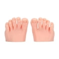 thumbnail image 1 of lionlar Practice Fake Foot Model Art Training Realistic Half Foot Flexible with Toes Light Skin Color, 1 of 9