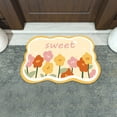 thumbnail image 4 of Feltree Diatom Mud Bathroom Floor Mat, Quick Dry Absorbent Shower Technology Non-Slip Carpet Modern Entryway Decor, 4 of 7