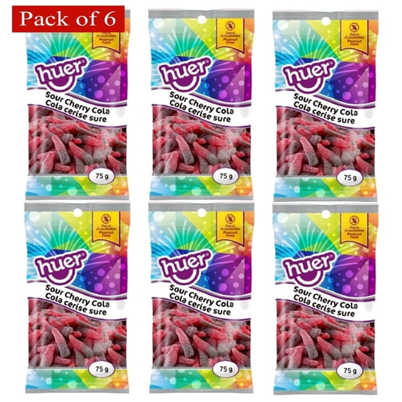 Huer Pocket Pals Cola Cerise Sure 75 g (Lot de 6) 4,99 $ Ch.