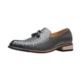 thumbnail image 1 of Leather Shoes for Men, Pointed Toe Lace-Up Business Casual Style, Non-Slip Lightweight Breathable Design, Cushioned Insole, 5 cm Heel, Yellow, 1 of 2