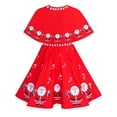 thumbnail image 2 of Robe Fille Père Noël Cape Rouge Manteau Noël Nouvel An 7 Ans, 2 of 8
