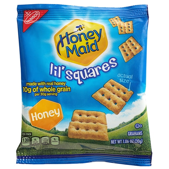 Nabisco Honey Maid 1.06 oz. Lil Squares Snack Pack - 72/Case