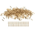 thumbnail image 2 of Hollow Rivet  Nail Buckle Hollow Grommet Rivet Buckles Copper  Eye 500 Pcs Pack 500Pcs Solid Rivets Brass Hollow Rivets Buckles, 2 of 8