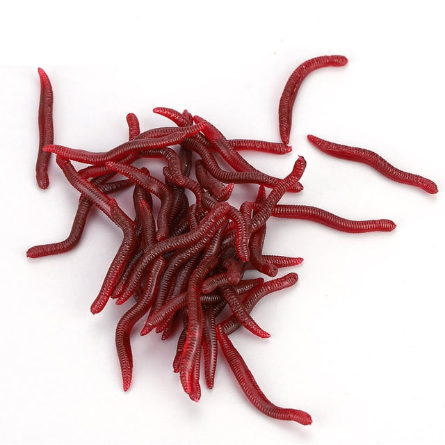 Fishing Bait, Durable Red Soft Bait, Reusable 4cm Artificial Baits, For Fishing