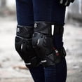 thumbnail image 2 of 2x Motorcycle Knee Pads K01-3 for pads motocross Motocross Racing 2pcs motorcycle knee Reflective Black, 2 of 9