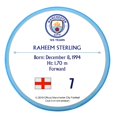 thumbnail image 3 of Manchester City - Raheem Sterling Signables (Diamètre de 4 Pouces), 3 of 4