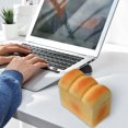 thumbnail image 3 of Simulation Bread Squishy Toy, Soft Slow-Rise Butter Croissant for Stress Relief And Pretend Play, Scented Sensory Toy for Kids Kitchen And Anxiety Focus, 1-Pack, 3 of 5