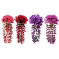 thumbnail image 4 of Vibrant 18 Branches Artificial Violet Flower Vine for Home Decor & Events, 4 of 6
