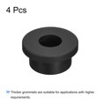 thumbnail image 3 of Unique Bargains Support à Oeillets en Caoutchouc Dia 53/64 Pieds (21mm) Rond Type T pour Protection de Fil, Lot de 4, 3 of 5