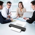thumbnail image 4 of Black Wireless Portable Printer Black Supports A4 Inkless Mobile Ios Android Laptop Portable Printers #8dXU0, 4 of 5