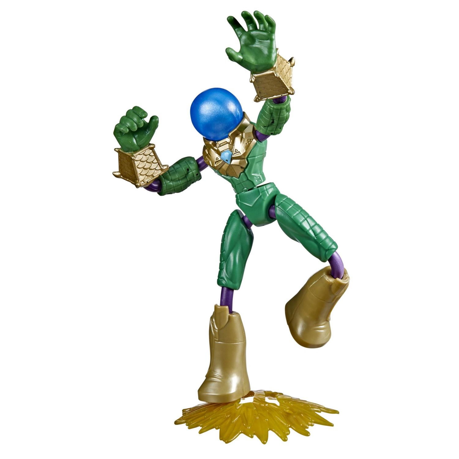 Marvel Spider-Man Bend and Flex Missions Marvel’s Mysterio Space Mission Action Figure, 6-Inch-Scale Bendable Toy for Kids Ages 4 and Up