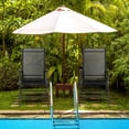 thumbnail image 4 of Costway Lot de 4 Chaises de Salle à Manger Pliantes Inclinables pour Patio, Réglables, Noires, 4 of 10