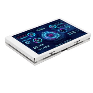 PC Affichage du panneau de détection, 320x480 Moniteur informatique Temp IPS Affichage complet Mini Écran USB Interface de type C 3.5in Branchez et jouez pour le bureau
