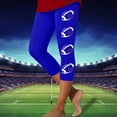 thumbnail image 2 of 2025 Tenues d'Été Décontractées de Rugby pour Femmes Mode Décontractée pour Femmes Imprimé Leggings de Sport Yoga Pantalons Legging pour Femmes Leggings Capri, 2 of 4