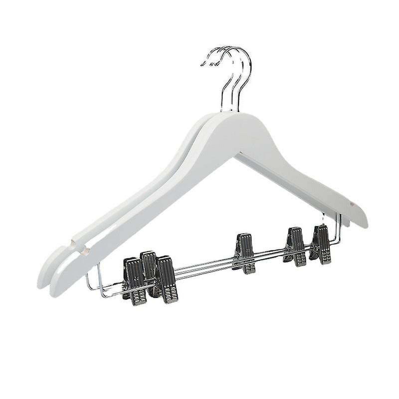 Set of 2 Hangers in White for Children - 44.5cm