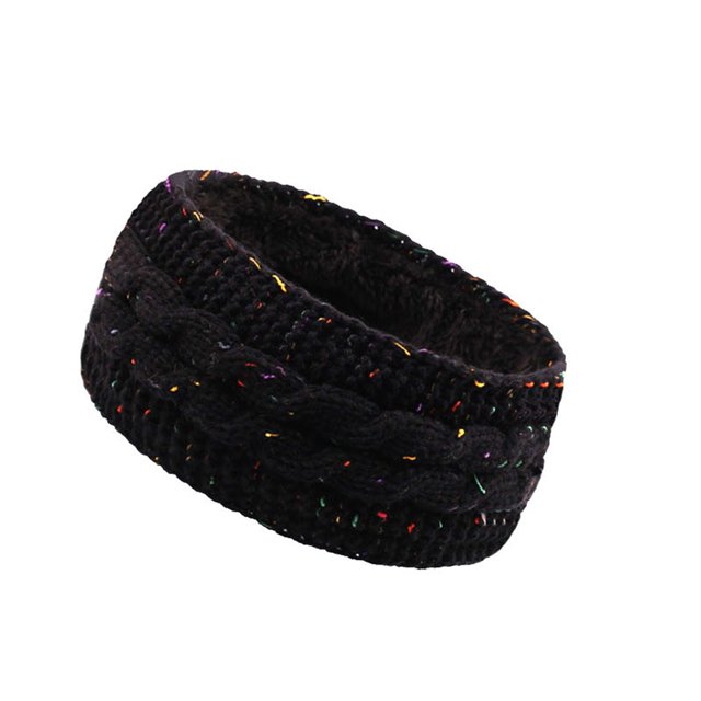 Bandeau Tricoté d'Hiver pour Femmes, Accessoire de Sport Extensible et Doux