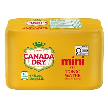 Soda tonique Canada DryMD - Emballage de 6&nbsp;mini-canettes de 222&nbsp;mL