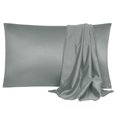 thumbnail image 1 of Unique Bargains Luxury Satin Pillowcase Cool Silk Pillow Case Cover, 1 of 9