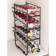 thumbnail image 1 of 2 Pack Soda Can Storage Rack Stackable Beverage Can Organizer Non-slip Can Dispenser Holder Space Saving Water Bottle Beverage Bins Shelf for Refrigerator Cabinet Pantry, 1 of 9