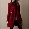 thumbnail image 2 of New Mid-length Woolen Women‘s Coat: European Style  Autumn/Winter Collection tzw, 2 of 4