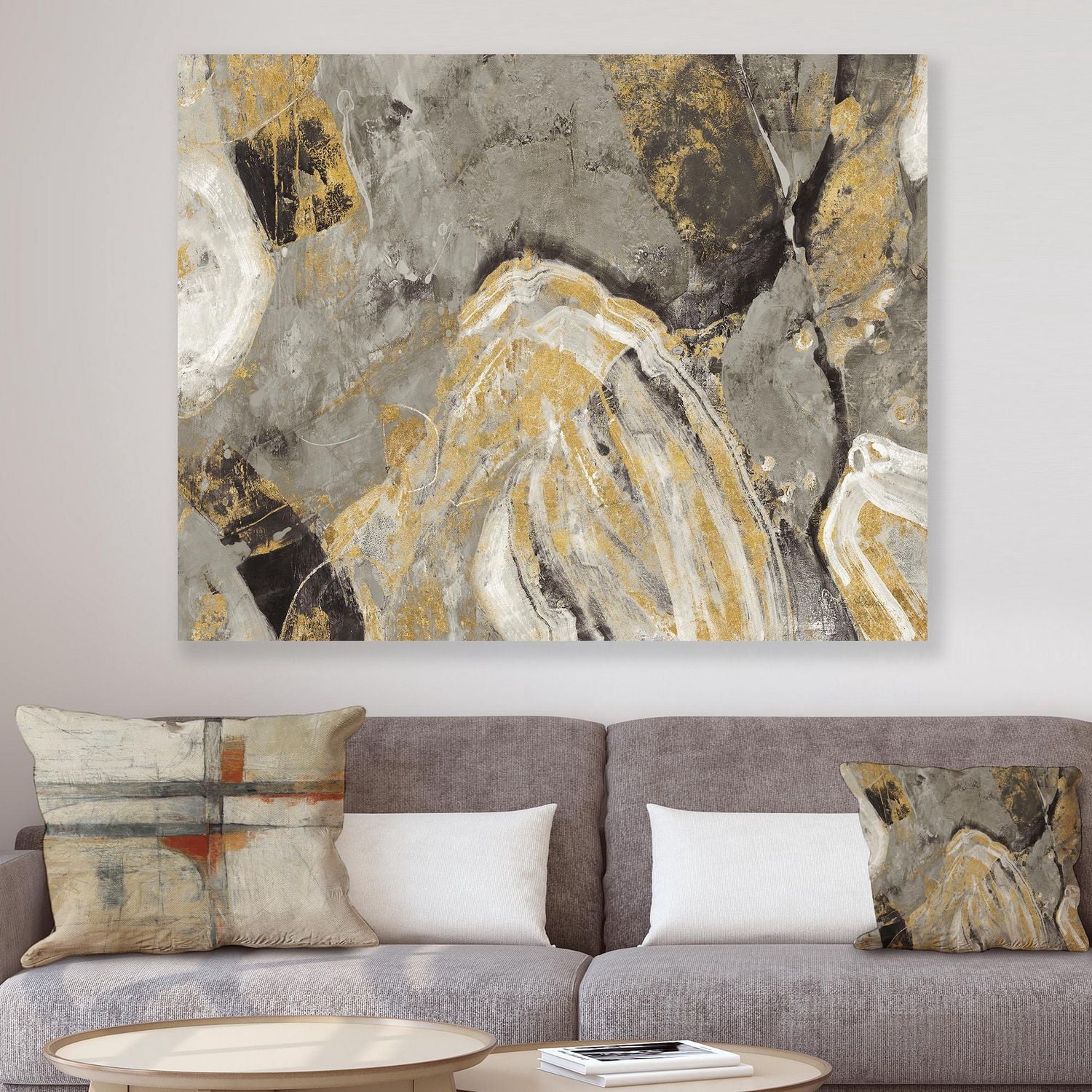 Designart Pierre d'or peinte Art mural sur toile