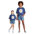 thumbnail image 3 of George Girls' Distressed Denim Short, 3 of 6