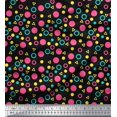 thumbnail image 1 of Soimoi Tissu Jersey Coton Cercle, Point & Triangle Imprimé Géométrique 1 Yard 58 Pouces de Large, 1 of 3