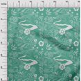 thumbnail image 3 of oneOone Georgette Viscose Sea Green Fabric Asian Japanese Pattern Sewing Craft Projects Fabric Prints By Yard 42 Inch Wide, 3 of 4