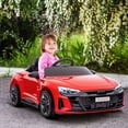 thumbnail image 2 of Aosom 12V 3.1 MPH Kids Ride on Car w/ Remote Control, Suspension, Red, 2 of 9