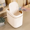 thumbnail image 1 of Desktop Trash Can Living Room Debris Bucket Car Home Desk Restaurant Storage Barrel Trash Basket, 1 of 6
