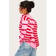 thumbnail image 3 of a.Jesdani Chandail Rayé Rose Vif : Tendance, Confortable et Flatteur!, 3 of 8