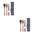 thumbnail image 1 of Maytalsory Set School Student Chopstick Fork Spoon Flatware with Storage Bag Type 1 2Set, 1 of 6