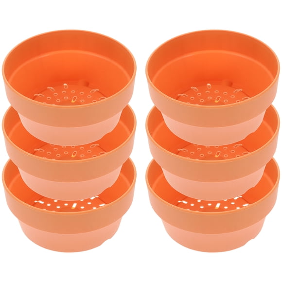 MIANGASTORE Flower Pot 6pcs Clay Pots for Plants Large Cotta Pot 12.5cm Flower Pots Planter for DIY Flower Basin