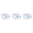 thumbnail image 1 of Really Useful Box Contenant de Rangement 17 L avec Couvercle et Poignées à Loquet à Pince (Lot de 3), 1 of 5