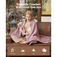thumbnail image 3 of Electric Heated Throw Blanket - 10 Adjustable Heat Levels, 10-Hour Timer, ETL Certified, Portable, Washable, Fast Heating - 50x60 inches, 3 of 8
