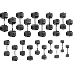 MAGMA 5-50 LB Ensemble de sonnettes en caoutchouc Hex
