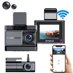DZCPSCZG Dash Cam 4k Et devant 1080P Caméra arrière de Dash pour voiture Viofo large intérieur 1080P Dashcams pour Dars Damera Super nuit avec WiFi GPS Enregistreur de conduite