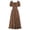 Brown, variant on Cameland Womens Halloween Costumes Renaissance Dresses for Women Medieval Costume Retro Puff Sleeve Cosplay Costumes Vintage formal Maxi Dresses