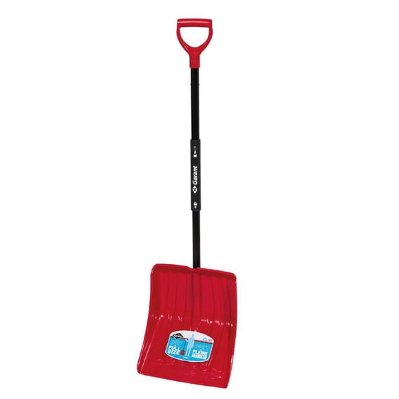 Garant GP139FSKEC Pelle à neige de 14 po avec manche pleine grandeur pliable pour économie d'espace et lame en poly