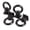 Black, variant on Stainless Steel T Slot Eye Bolt T Track Mount Tie Down Rings, Universal for Roof Luggage Racks, Truck Compartments, and More