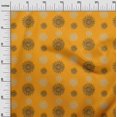 thumbnail image 2 of oneOone Georgette Viscose Fabric Spiral & Floral Block Printed Fabric 1 Yard 42 Inch Wide, 2 of 4