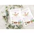 thumbnail image 4 of Darling Souvenir White Birthday Invitation Card 28 Pcs Fill or Write In Blank Invites Printable Party Supplies 5 x 7 Inches, 4 of 5