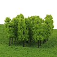 thumbnail image 4 of Milaget 20 Dark/Light Green Trees Model Train Railway Forest Wargame Landscape HO OO, 4 of 9