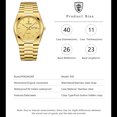 thumbnail image 4 of Poedagar Montre-Bracelet pour Homme Sport Quartz Acier Inoxydable Montres pour Homme Étanche Montre avec Date, 4 of 8