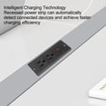 thumbnail image 4 of Recessed Power Strip with 2 Outlets, USB C and USB A Ports, Smart Charging Technology Embedded in Desktop, Ideal for Furniture Use, 4 of 7