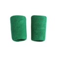thumbnail image 1 of Terry Cloth 2 Pair ( 4 pieces ) Wristbands, Long Green, 1 of 2