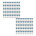 thumbnail image 1 of 100Pcs Grommets Metal Eyelets Round Shape Heavy Duty Multipurpose Tiny Grommet for Belt Jeans Scrapbooking Card Making Canvas blue, 1 of 8